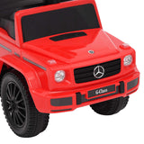 Paspiriamas vaikiškas automobilis Mercedes-Benz G63, raudonas