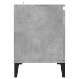 TV spintelė su metalinėmis kojelėmis, pilka, 103,5x35x50cm