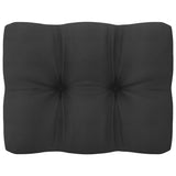 Keturvietė sodo sofa su pagalvėlėmis, pušies medienos masyvas