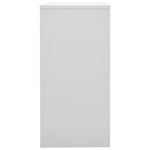 Persirengimo spintelė, pilka ir raudona, 90x45x92,5cm, plienas