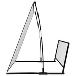 2-1 Futbolo vartai su atmušimo sienele, 202x104x120cm, plienas