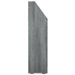 Vaikiška lentyna žurnalams, betono pilka, 71x30x114cm, mediena