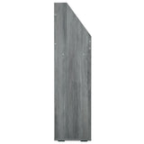 Vaikiška lentyna žurnalams, betono pilka, 71x30x114cm, mediena