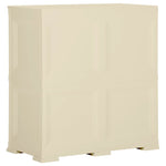 Plastikinė spintelė, angoros, 79x43x85,5cm, medienos dizaino