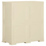 Plastikinė spintelė, angoros, 79x43x85,5cm, medienos dizaino