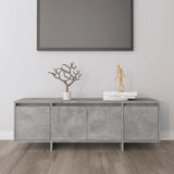 Televizoriaus spintelė, betono, 120x30x40,5cm, apdirbta mediena