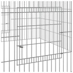 Triušių narvas, 110x110x55cm, galvanizuota geležis