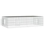 Triušių narvas, 2 segmentai, 220x110x55cm, galvanizuota geležis