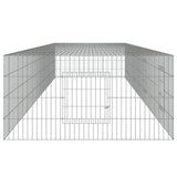 Triušių narvas, 4 segmentai, 433x109x54cm, galvanizuota geležis