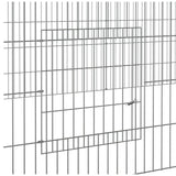 Triušių narvas, 4 segmentai, 433x109x54cm, galvanizuota geležis