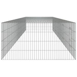 Triušių narvas, 5 segmentai, 541x109x54cm, galvanizuota geležis
