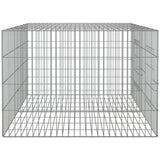 Triušių narvas, 2 segmentai, 110x79x54cm, galvanizuota geležis