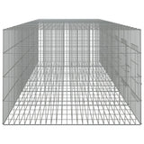 Triušių narvas, 6 segmentai, 327x79x54cm, galvanizuota geležis