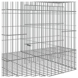Triušių narvas, 6 segmentai, 327x79x54cm, galvanizuota geležis