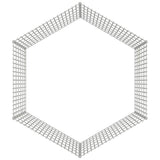 Aptvaras gyvūnams, 6 segmentai, 54x60cm, galvanizuota geležis