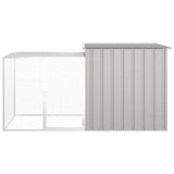 Narvas viščiukams, pilkas, 200x91x100cm, galvanizuotas plienas