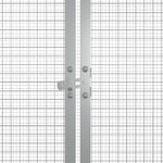 Narvas viščiukams, pilkas, 200x91x100cm, galvanizuotas plienas