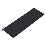 Batavia suoliukas su antracito pagalvėle, 150cm, tikmedis