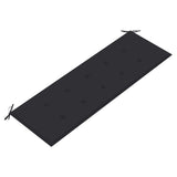 Batavia suoliukas su antracito pagalvėle, 150cm, tikmedis