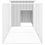 Narvas viščiukams, pilkas, 300x91x100cm, galvanizuotas plienas