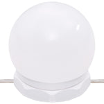 Kosmetinio staliuko komplektas su LED, baltas, apdirbta mediena