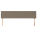 Galvūgaliai, 2vnt., taupe spalvos, 90x5x78/88cm, audinys