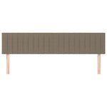Galvūgaliai, 2vnt., taupe spalvos, 100x5x78/88cm, audinys
