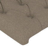 Galvūgaliai, 2vnt., taupe spalvos, 90x7x78/88cm, audinys