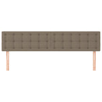 Galvūgaliai, 2vnt., taupe spalvos, 90x5x78/88cm, audinys