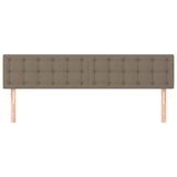 Galvūgaliai, 2vnt., taupe spalvos, 90x5x78/88cm, audinys