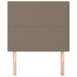 Galvūgaliai, 2vnt., taupe spalvos, 100x5x78/88cm, audinys