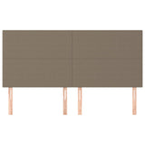 Galvūgaliai, 4vnt., taupe spalvos, 80x5x78/88cm, audinys