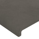 Galvūgaliai, 4vnt., tamsiai pilki, 72x5x78/88cm, aksomas