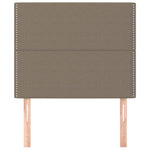 Galvūgaliai, 2vnt., taupe spalvos, 100x5x78/88cm, audinys