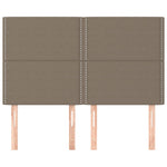 Galvūgaliai, 4vnt., taupe spalvos, 72x5x78/88cm, audinys