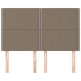 Galvūgaliai, 4vnt., taupe spalvos, 72x5x78/88cm, audinys