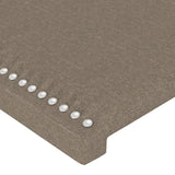 Galvūgaliai, 4vnt., taupe spalvos, 90x5x78/88cm, audinys