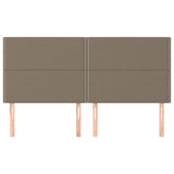 Galvūgaliai, 4vnt., taupe spalvos, 100x5x78/88cm, audinys