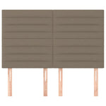 Galvūgaliai, 4vnt., taupe spalvos, 72x5x78/88cm, audinys