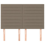 Galvūgaliai, 4vnt., taupe spalvos, 72x5x78/88cm, audinys
