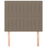 Galvūgaliai, 2vnt., taupe spalvos, 90x5x78/88cm, audinys