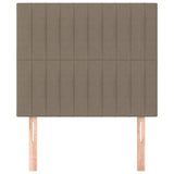 Galvūgaliai, 2vnt., taupe spalvos, 90x5x78/88cm, audinys