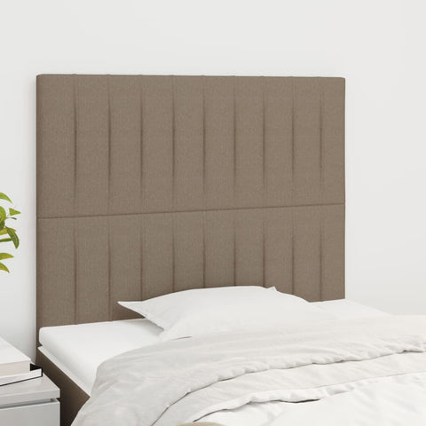 Galvūgaliai, 2vnt., taupe spalvos, 90x5x78/88cm, audinys
