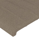 Galvūgaliai, 4vnt., taupe spalvos, 90x5x78/88cm, audinys