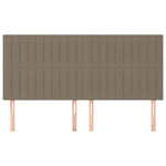 Galvūgaliai, 4vnt., taupe spalvos, 100x5x78/88cm, audinys