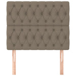 Galvūgaliai, 2vnt., taupe spalvos, 90x7x78/88cm, audinys