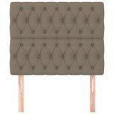 Galvūgaliai, 2vnt., taupe spalvos, 90x7x78/88cm, audinys