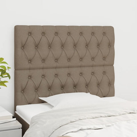 Galvūgaliai, 2vnt., taupe spalvos, 100x7x78/88cm, audinys