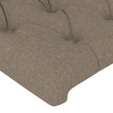 Galvūgaliai, 4vnt., taupe spalvos, 90x7x78/88cm, audinys