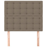 Galvūgaliai, 2vnt., taupe spalvos, 90x5x78/88cm, audinys